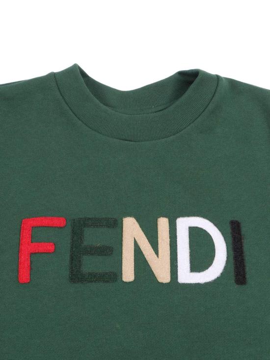  [키즈] 펜디 풀오버 아동용 스웨트셔츠 그린 - FENDI