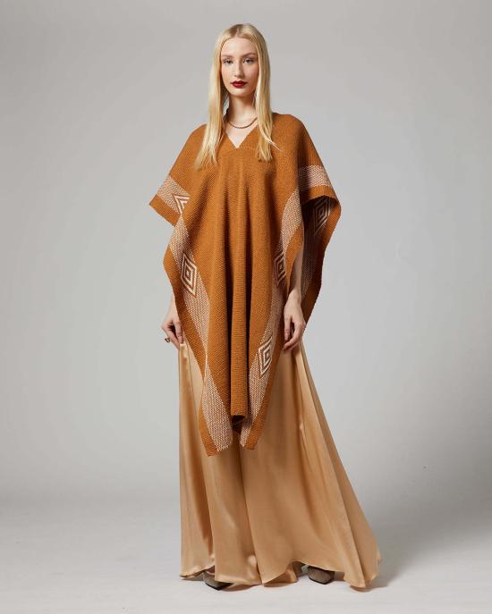  보즈 롱 원피스 만타 디아만테 정글 코튼 드레스 골드/아이보리