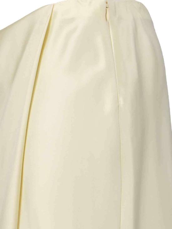  케이트 롱 스커트 카이트 드레이프 미디 스커트 옐로우 - KHAITE