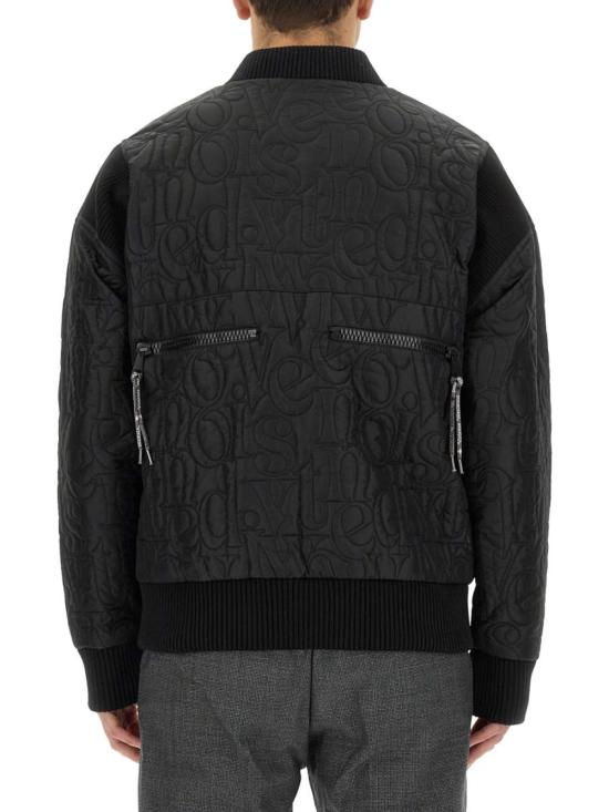  비비안웨스트우드 자켓 비비안 웨스트우드 스트라이프 사이클리스트 재킷 블랙 - VIVIENNE WESTWOOD