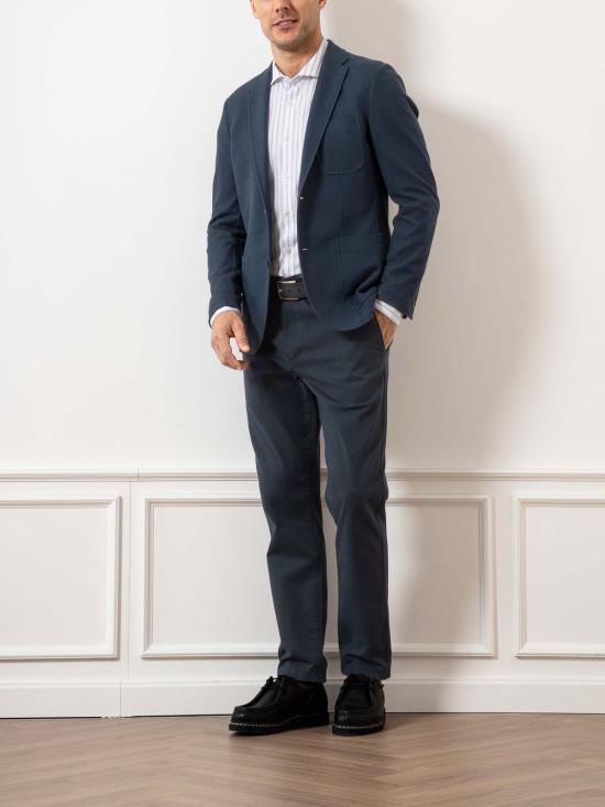  O.N.S 긴팔 셔츠 아서 트랙 스트라이프 셔츠 밝은 흰색/중간 파란색 스트라이프 - OTHER BRANDS