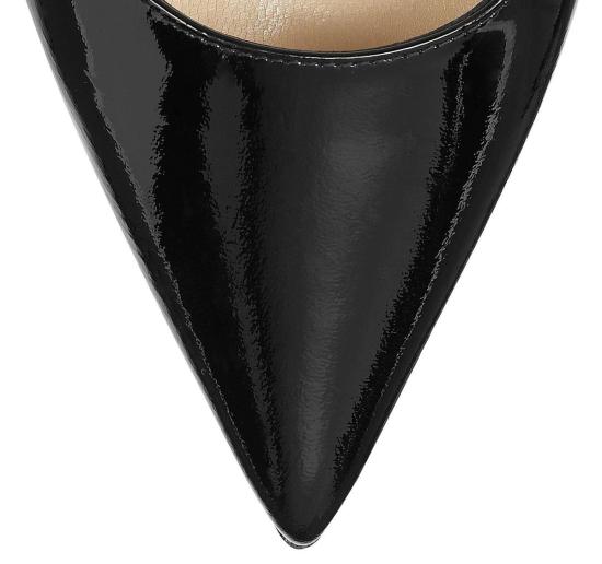  지미추 힐/펌프스 아누크 페이턴트 레더 포인티 토 펌프스 블랙 - JIMMY CHOO
