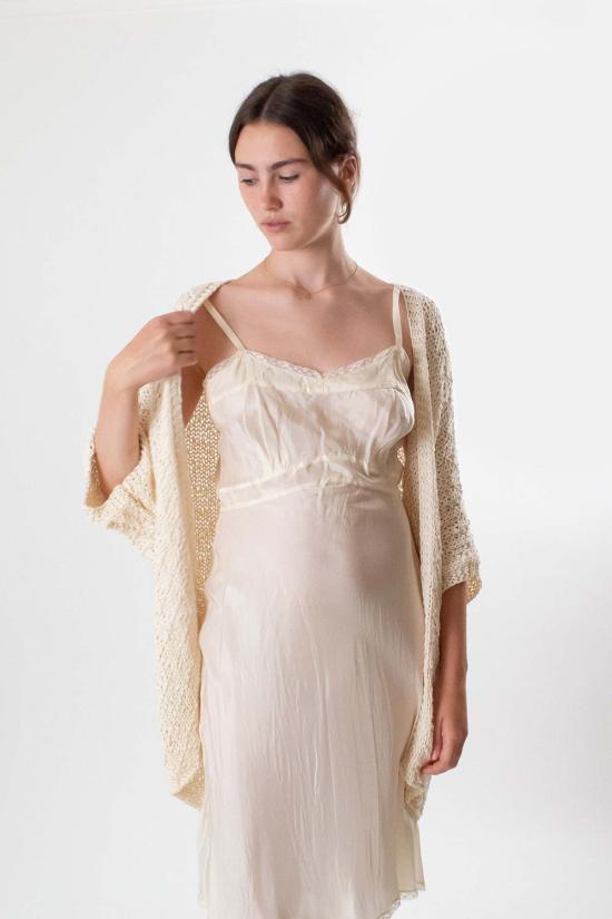  Erica Tanov 가디건 에리카 타노프 코튼 키모노  내추럴 - OTHER BRANDS