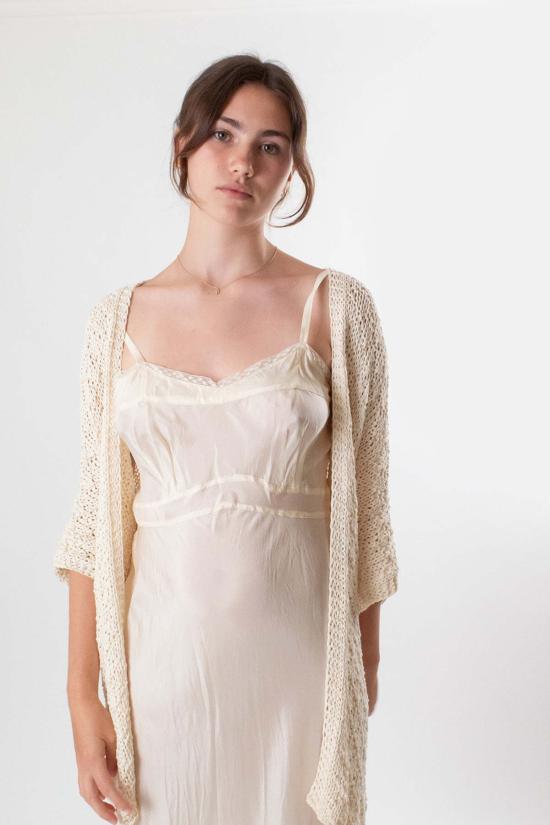  Erica Tanov 가디건 에리카 타노프 코튼 키모노  내추럴 - OTHER BRANDS