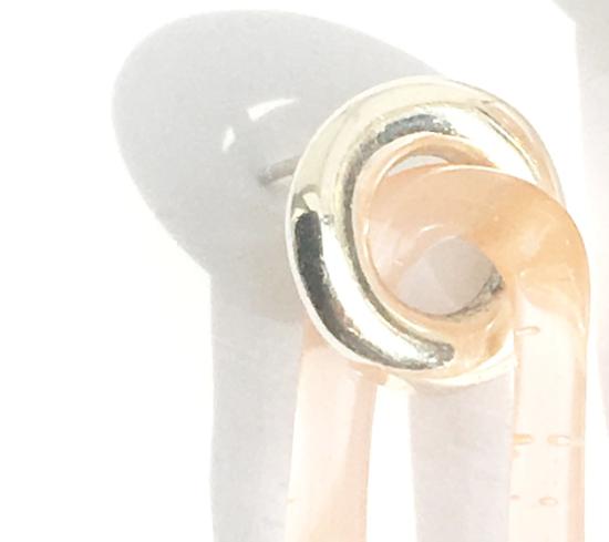  제인 다렌스부르그 이어링 제인 다렌스버그 스몰 서클 오벌 스터드 핑크 - JANE DARENSBOURG