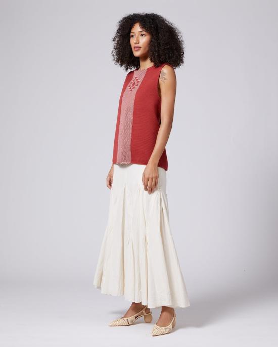  보즈 민소매 티셔츠 Voz Apparel Estrella V 백 탑 - VOZ