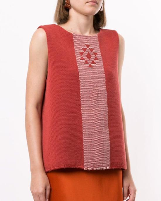  보즈 민소매 티셔츠 Voz Apparel Estrella V 백 탑 - VOZ