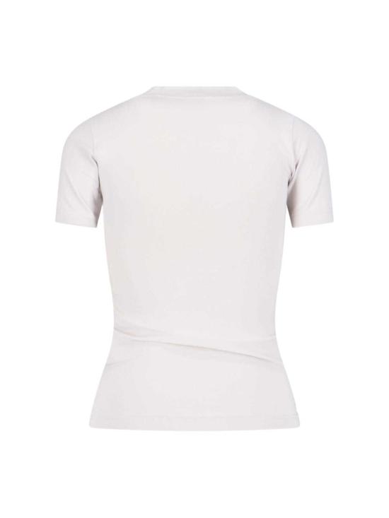  발렌시아가 반팔 티셔츠 액티브웨어 티셔츠 화이트 - BALENCIAGA