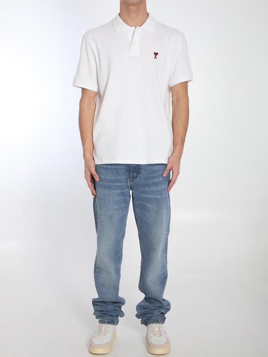 26SS 아미 폴로 티셔츠 BFUPL001 WHITE - AMI