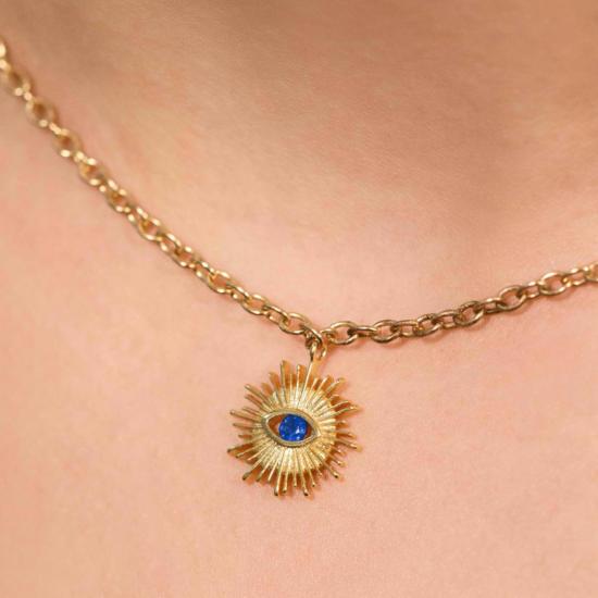  몬세라트 뉴욕 목걸이/팬던트 목걸이 14k 금도금 황동