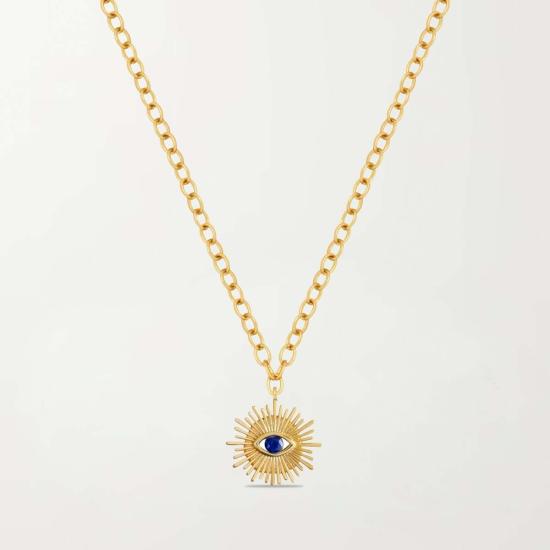  몬세라트 뉴욕 목걸이/팬던트 목걸이 14k 금도금 황동 - MONTSERRAT NEW YORK