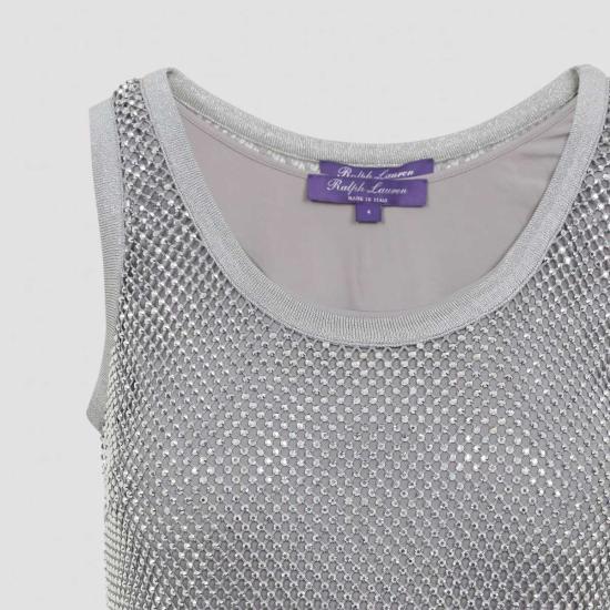  랄프 로렌 블라우스 멜로니  실버 - RALPH LAUREN