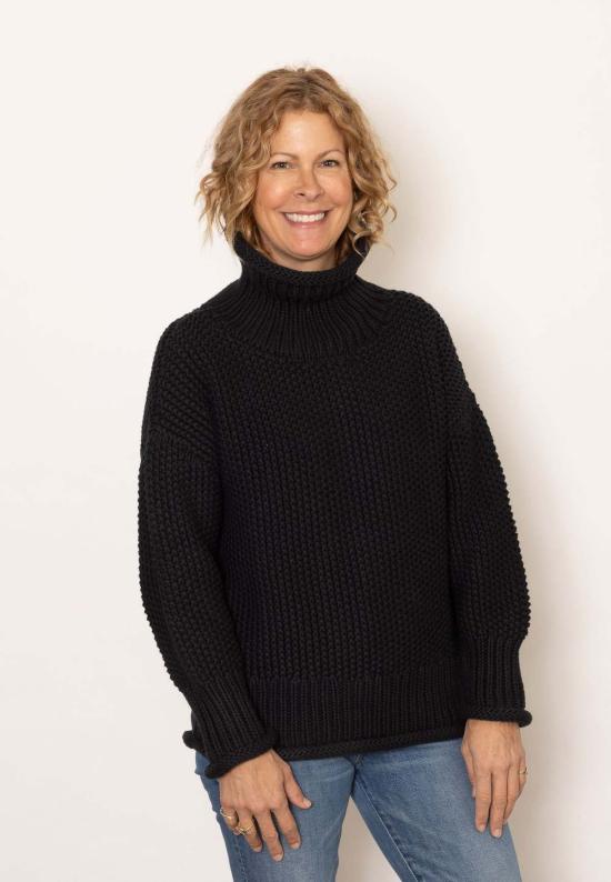  미셀라 그렉 터틀넥 미카엘라 그렉 롤넥 스웨터