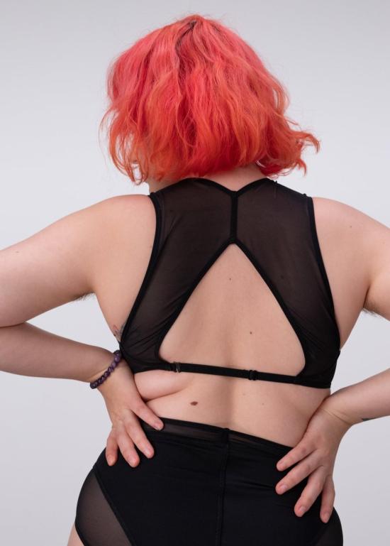  La Fille D'o 브라 라 필레 도 푸투라 하이넥  블랙 - OTHER BRANDS