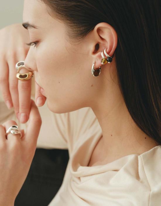  클레드 이어링 라지 피 이어 커프 - CLED