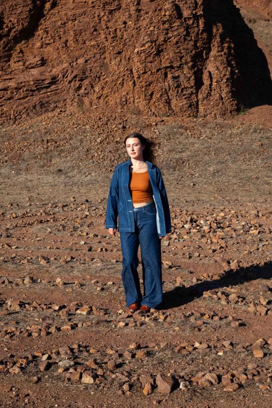  그래블 앤 골드 데님 팬츠 치코 진 샤스타 - GRAVEL & GOLD