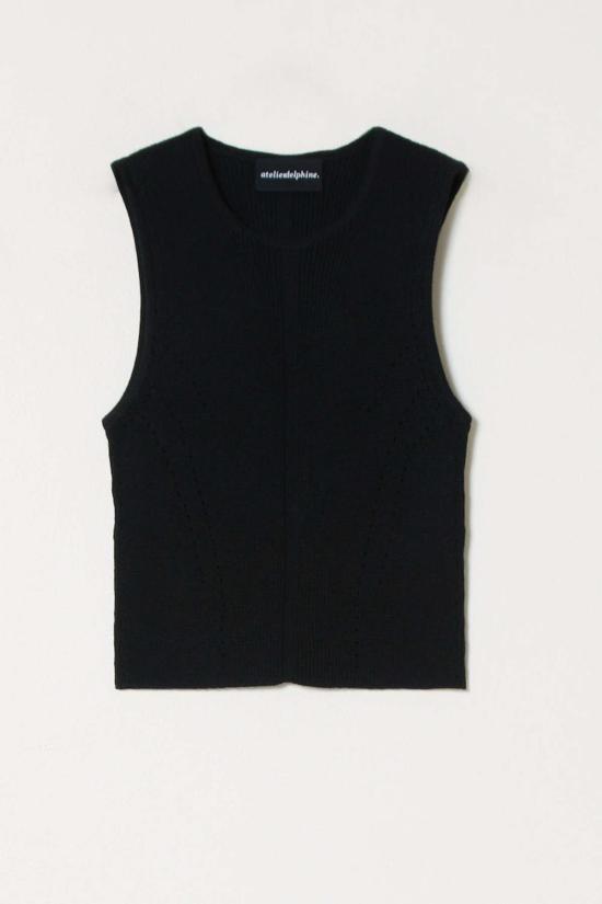  아뜰리에 델핀 민소매 티셔츠 아틀리에 델핀 하이 게이지 컴팩트