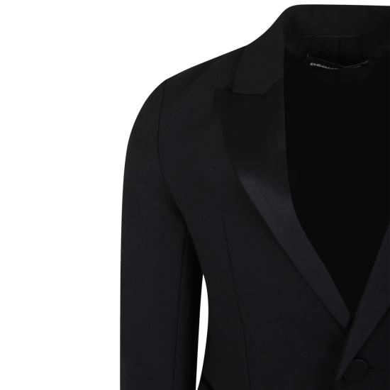  [키즈] 디스퀘어드2 자켓 키즈  재킷 블랙 - DSQUARED2