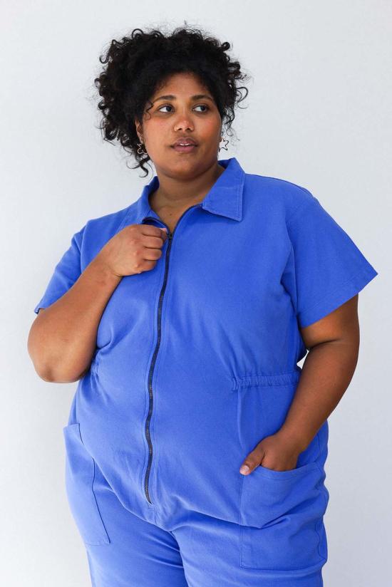  노블 점프수트 성인용 작업복 프렌치 블루