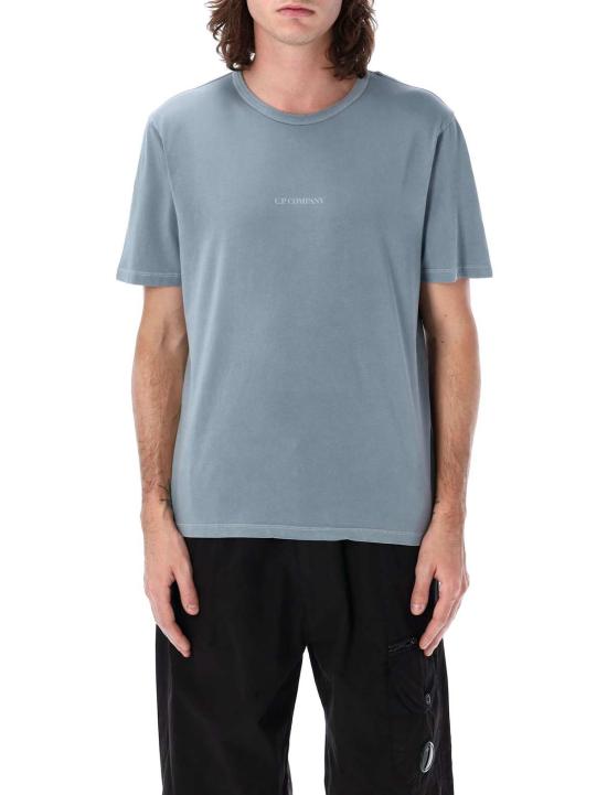  씨피 컴퍼니 반팔 티셔츠 C.P. 회사 로고 프린트 티셔츠 폭풍우