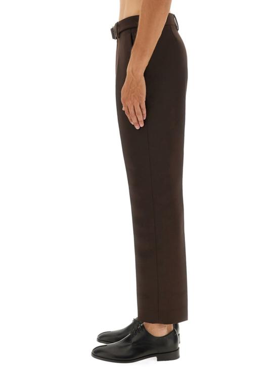  MM6 메종마르지엘라 수트 팬츠 Mm6 메종 마르지엘라 벨티드  브라운 - MM6 MAISON MARGIELA