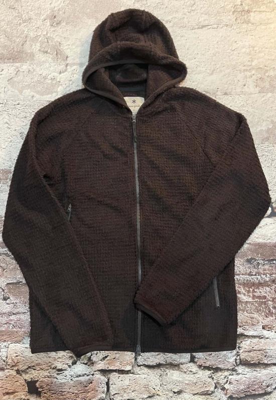  스노우피크 패딩 스노우 피크 써모 컨트롤 지퍼업 파카 다크 브라운