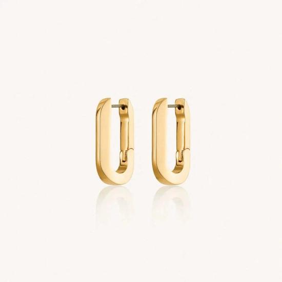  제니 버드 이어링 U 링크 후프  골드 - JENNY BIRD