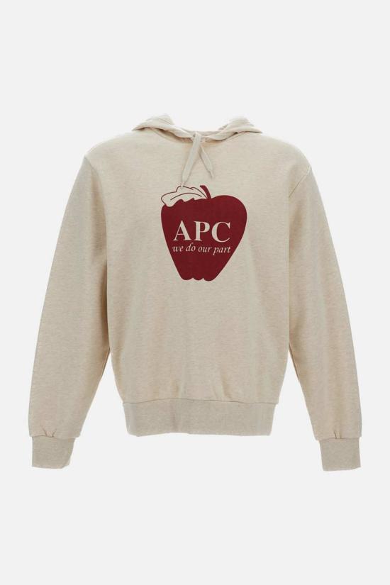  아페쎄 긴팔 티셔츠 A.P.C. 후드티 스웨터 베이지