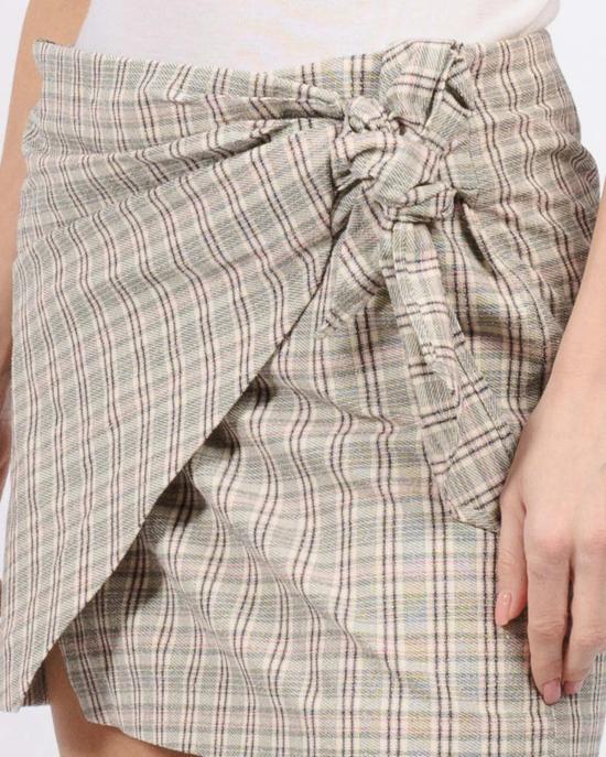  이자벨마랑 숏 스커트 Isabel Marant 살리하 스커트 Ecru/Pink - ISABEL MARANT