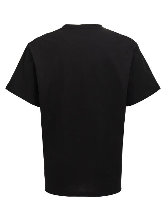  알렉산더 맥퀸 반팔 티셔츠 로고 프린트 티셔츠 블랙 - ALEXANDER MCQUEEN