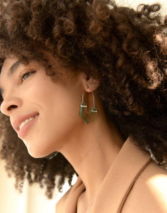  클레드 이어링 폴라 아치 후프 - CLED