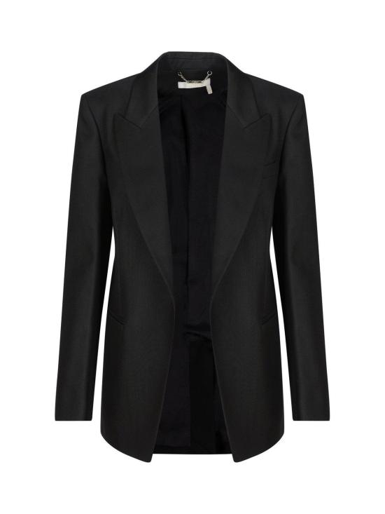  끌로에 수트 자켓 싱글 브레스트 테일러드 재킷 블랙