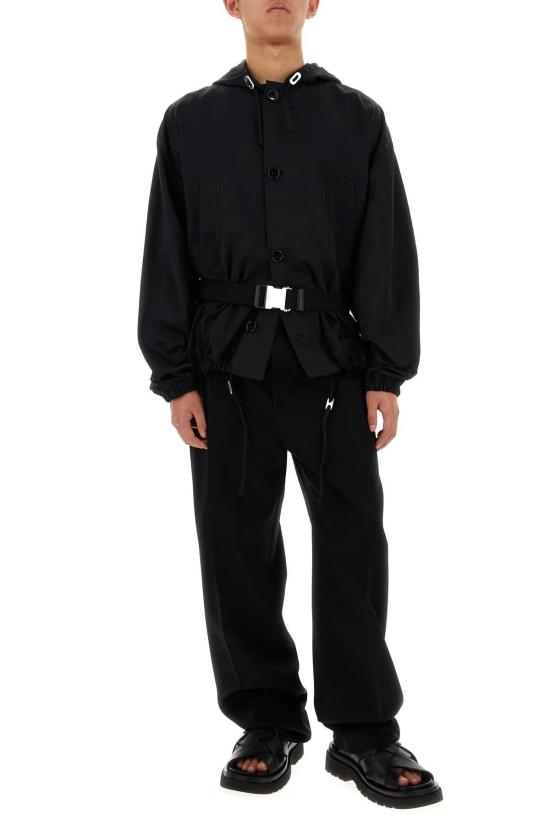  보테가베네타 자켓 보테가 베네타 나일론 재킷 블랙 - BOTTEGA VENETA