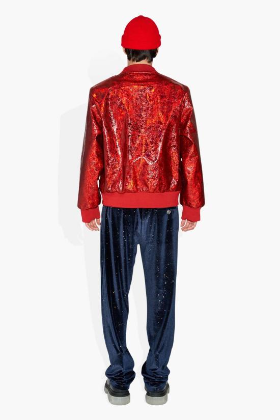  더 셀렉트 봄버 자켓 셀렉트 할로 재킷 레드 - THE CELECT