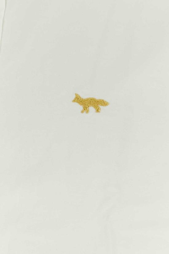  와타나베 준야 긴팔 셔츠 X 메종 키츠네 포플린  화이트 - JUNYA WATANABE