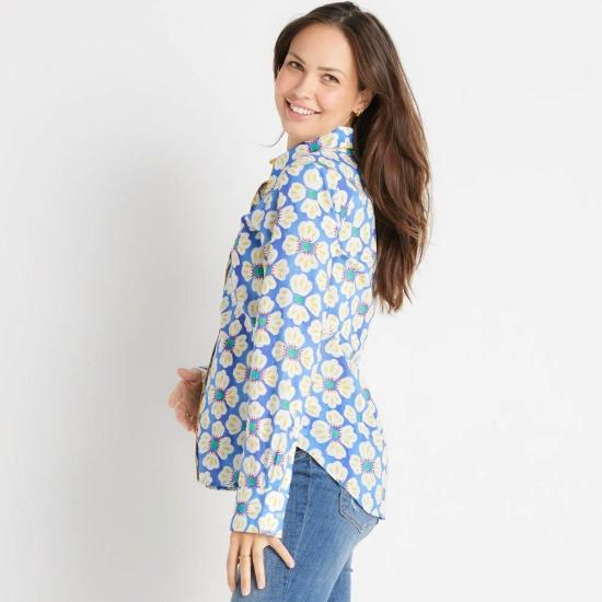  De Loreta 블라우스 카멜라  Lirio Celeste - OTHER BRANDS