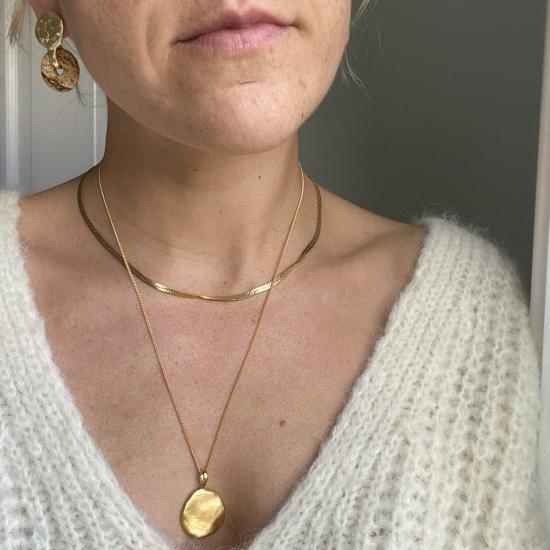  머큐리얼 스튜디오 목걸이/팬던트 머큐리얼 NYC 페트라 메달리온 목걸이 14k 금도금