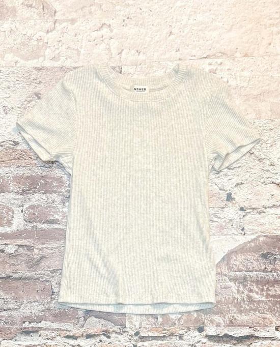  아셀 반팔 티셔츠 애셔 레미 립
