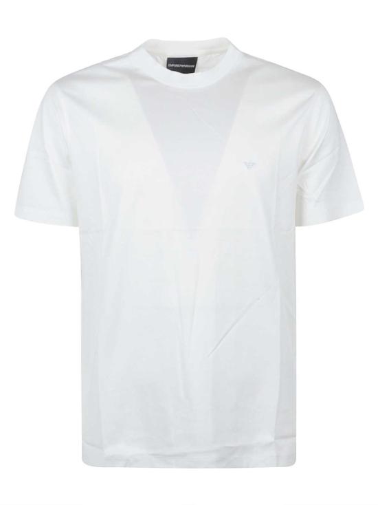  엠포리오 아르마니 반팔 티셔츠 에센셜 티셔츠 화이트