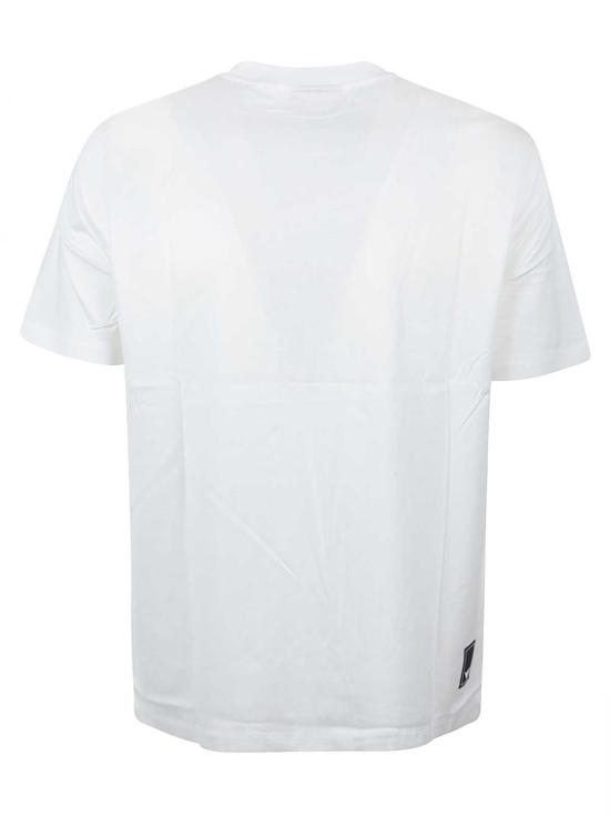  엠포리오 아르마니 반팔 티셔츠 에센셜 티셔츠 화이트 - EMPORIO ARMANI