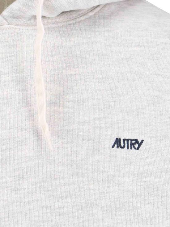  오트리 긴팔 티셔츠 풀오버 후드티 그레이 - AUTRY
