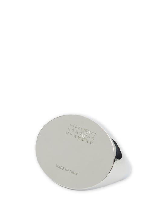  MM6 메종마르지엘라 반지 Mm6 메종 마르지엘라 메탈 링 폴리시드 팔라디오 - MM6 MAISON MARGIELA