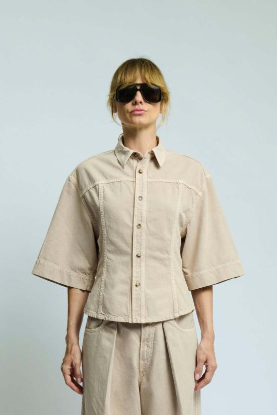  하이쿠레 블라우스 Haikure Lilas 트윌 45 탑 스킨