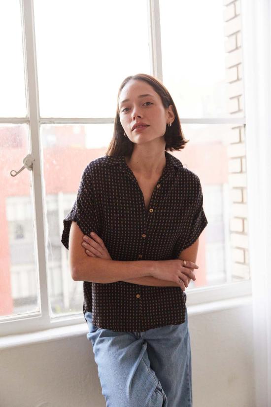  It Is Well L.A. 셔츠 잇 이즈 웰 L.A. 버튼다운 셔츠 도비