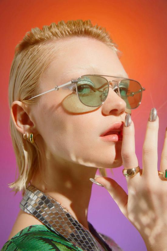  바다 안경 아이즈 팬텀  실버 - VADA