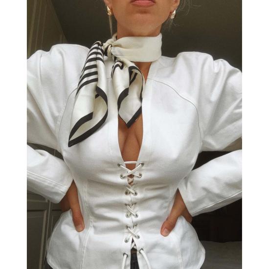  lescarf 머플러/스카프 레스카프 1호 스카프 블랙 & 크림 - OTHER BRANDS