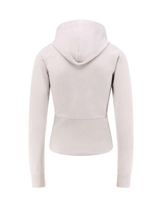  발렌시아가 스웨터 코튼 후드 스웨트셔츠 더티 화이트 - BALENCIAGA