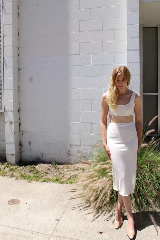  앤지 바우어 브라 아마리 탑 알라바스터 - ANGIE BAUER