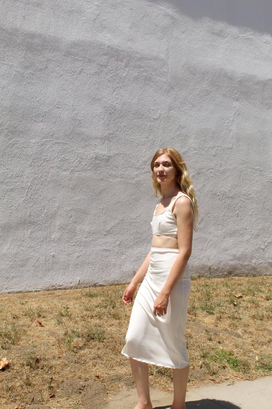  앤지 바우어 브라 아마리 탑 알라바스터 - ANGIE BAUER