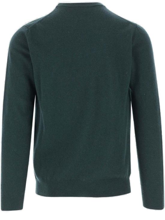  울리치 스웨터 로고 자수 크루넥 점퍼  폰데로사 파인 - WOOLRICH